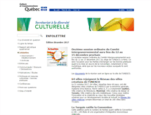 Tablet Screenshot of diversite-culturelle.qc.ca